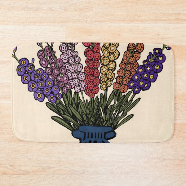 Item preview, Floodle Hollyhocks designed and sold by bekki smith.