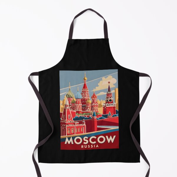Item preview, A Vintage Travel Art of Moscow - Russia designed and sold by GoodOldVintage.