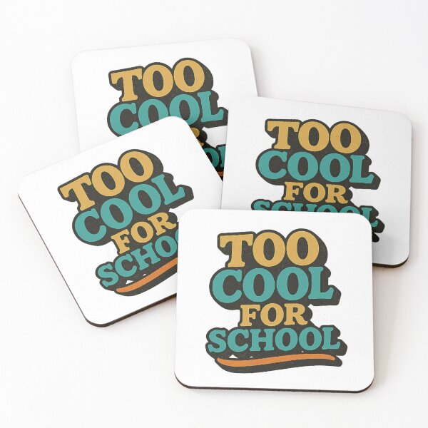 Item preview, "Too Cool for School – Retro Vibes Only" designed and sold by MindfluxStudio.