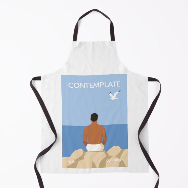 Item preview, Open Water Swimming Series – CONTEMPLATE No 1 - Male Brown Hair designed and sold by Open Water Swimming Gifts.