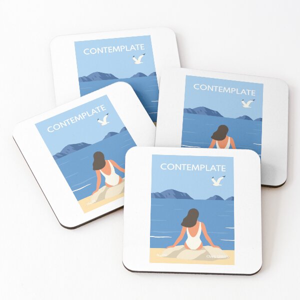 Item preview, Open Water Swimming Series – CONTEMPLATE No 1 - Female Brown Hair designed and sold by Open Water Swimming Gifts.