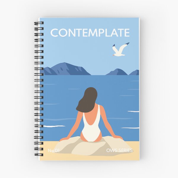 Item preview, Open Water Swimming Series – CONTEMPLATE No 1 - Female Brown Hair designed and sold by Open Water Swimming Gifts.