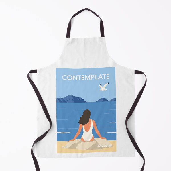 Item preview, Open Water Swimming Series – CONTEMPLATE No 1 - Female Brown Hair designed and sold by Open Water Swimming Gifts.