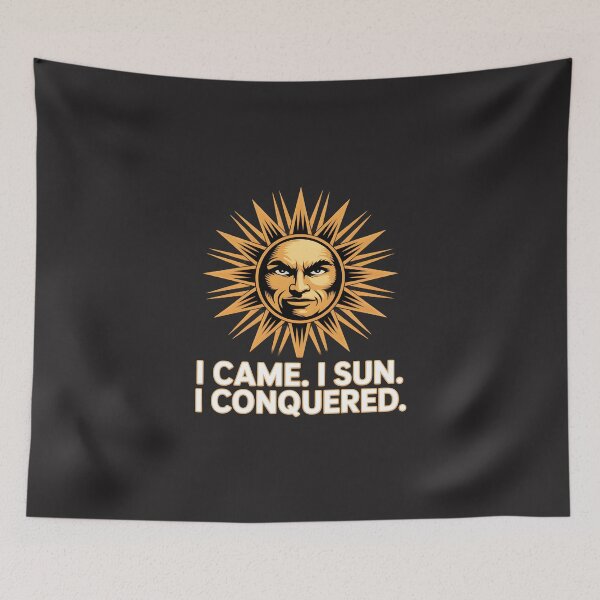 Item preview, I Came. I Sun. I Conquered. Bold Summer Quote designed and sold by Jollys-ArtShop.