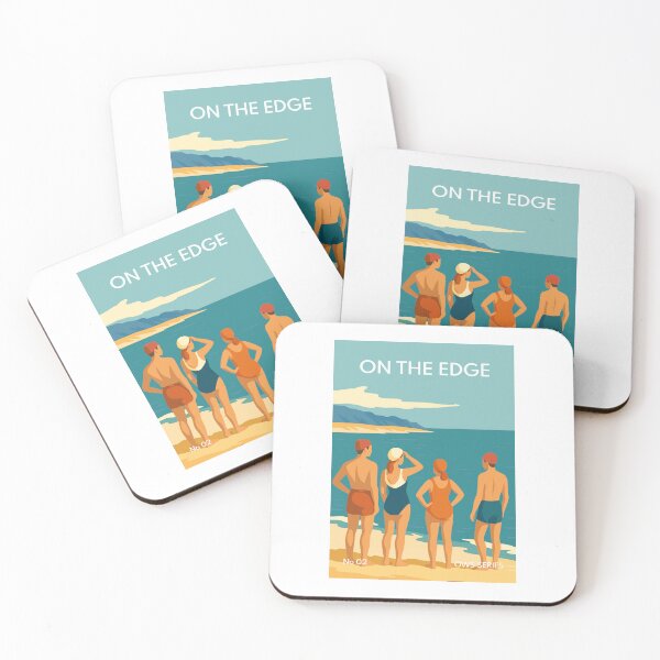 Item preview, Open Water Swimming Series – ON THE EDGE No 2 designed and sold by Open Water Swimming Gifts.