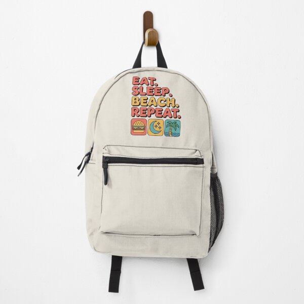 Item preview, Eat Sleep Beach Repeat Classic Summer Quote designed and sold by Jollys-ArtShop.