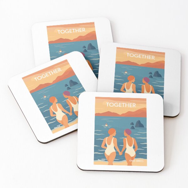 Item preview, Open Water Swimming Series – TOGETHER No 4 designed and sold by Open Water Swimming Gifts.