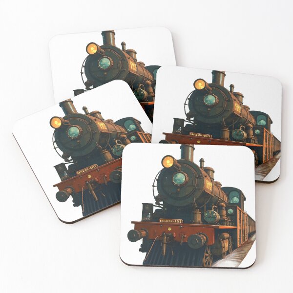 Item preview, Steam Engine Steam Train Vintage Van Gogh Locomotive T-Shirt designed and sold by hummygraphic.