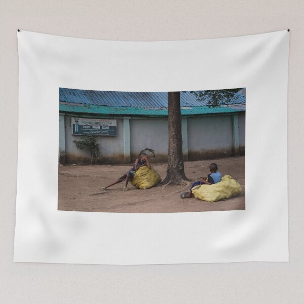 Item preview, Africa Brother and Sister Under the Tree designed and sold by ohaphotos.