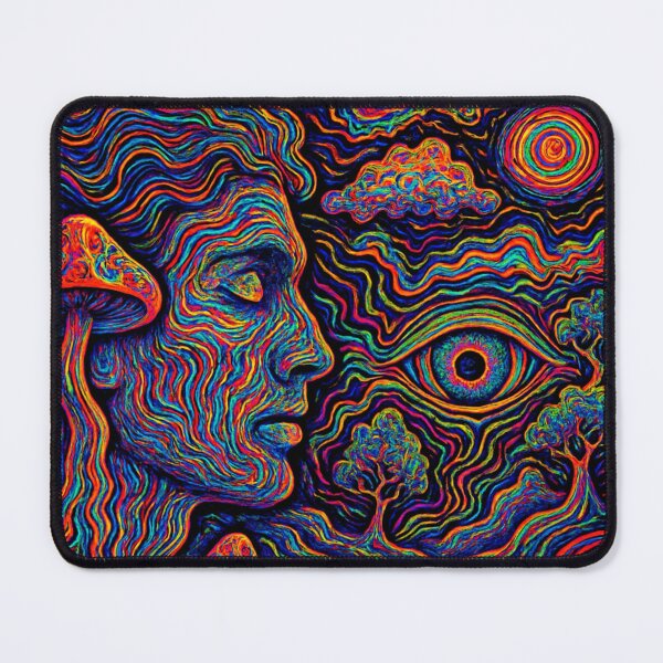 Item preview, Surreal Psychedelic Vision: A Cosmic Mushroom Dreamscape designed and sold by Cloud-Riders.