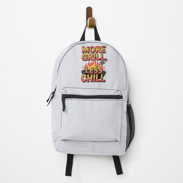 Item preview, More Grill, Less Chill Funny BBQ Summer Quote designed and sold by Jollys-ArtShop.