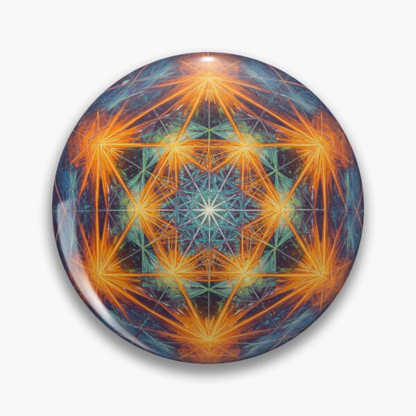 Item preview, Abstract Colourful Metatron's cube designed and sold by Killgroove.