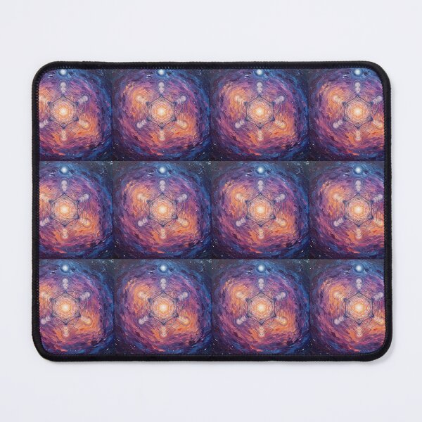 Item preview, Oil Abstract Colourful Metatron's cube designed and sold by Killgroove.