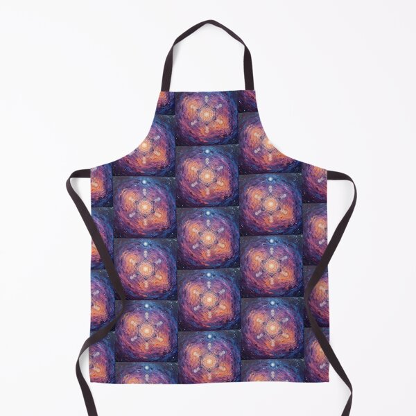 Item preview, Oil Abstract Colourful Metatron's cube designed and sold by Killgroove.