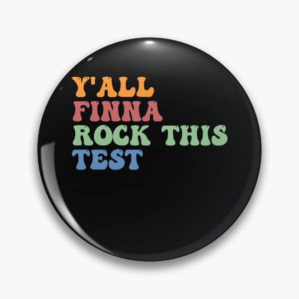 Item preview, Y'all Finna Rock This Test Funny Groovy Teacher Day Saying designed and sold by Amineharoni.
