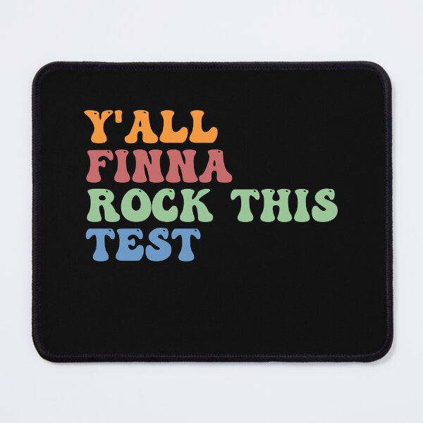 Item preview, Y'all Finna Rock This Test Funny Groovy Teacher Day Saying designed and sold by Amineharoni.