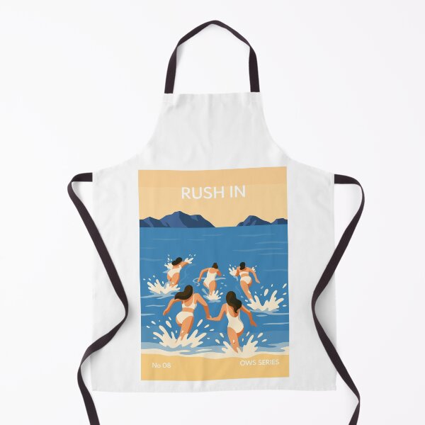 Item preview, Open Water Swimming Series – RUSH IN No 8 designed and sold by Open Water Swimming Gifts.