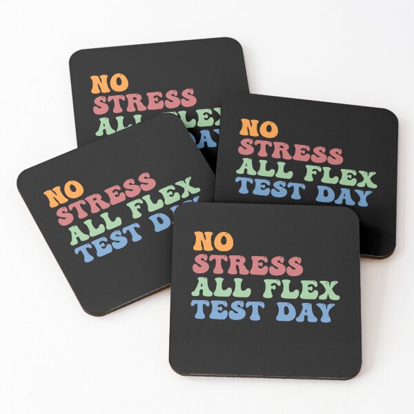 Item preview, No Stress All Flex Groovy Test Day Teachers Funny Saying designed and sold by Amineharoni.