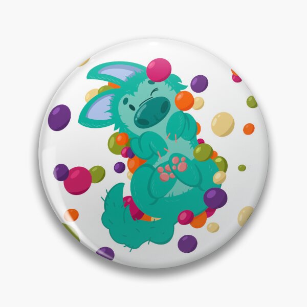 Item preview, Blue dog with balls designed and sold by HappyDoggo-.