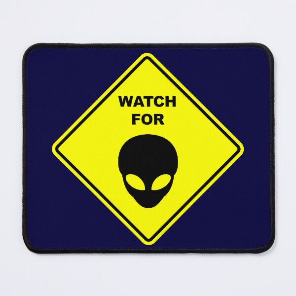 Item preview, Watch for Gray Aliens Warning Sign designed and sold by Alien Invasion.