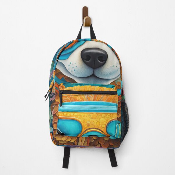 Item preview, Folk-Art Puppy snorkeling designed and sold by Colin Bentham.