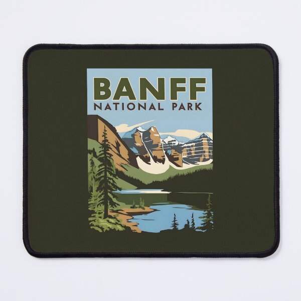 Item preview, A Vintage Travel Poster of Banff National Park - Canada designed and sold by GoodOldVintage.