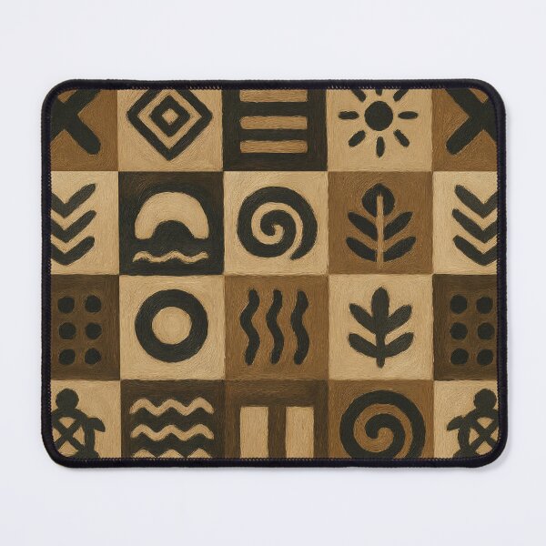 Item preview, Pattern in pleasant coffee tones, wall art, merch designed and sold by BoBiloArt.