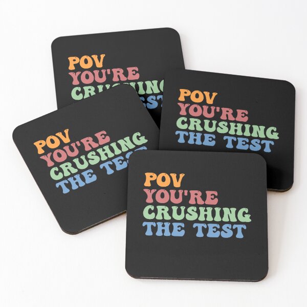 Item preview, You're Crushing The Test Day Teachers Funny Groovy Saying designed and sold by Amineharoni.