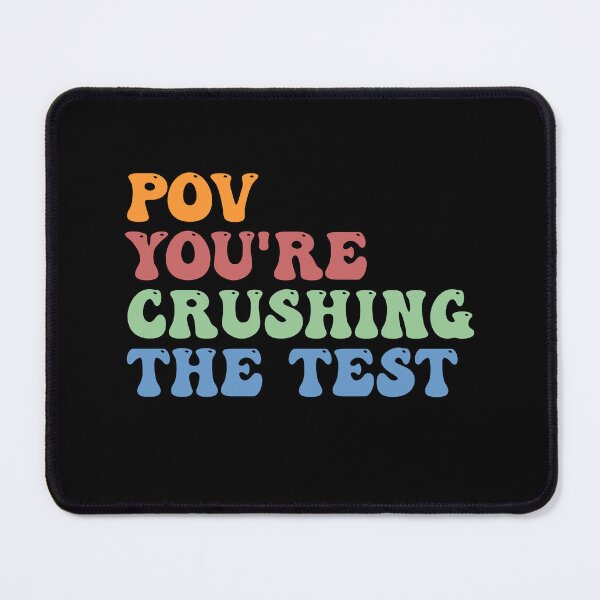 Item preview, You're Crushing The Test Day Teachers Funny Groovy Saying designed and sold by Amineharoni.