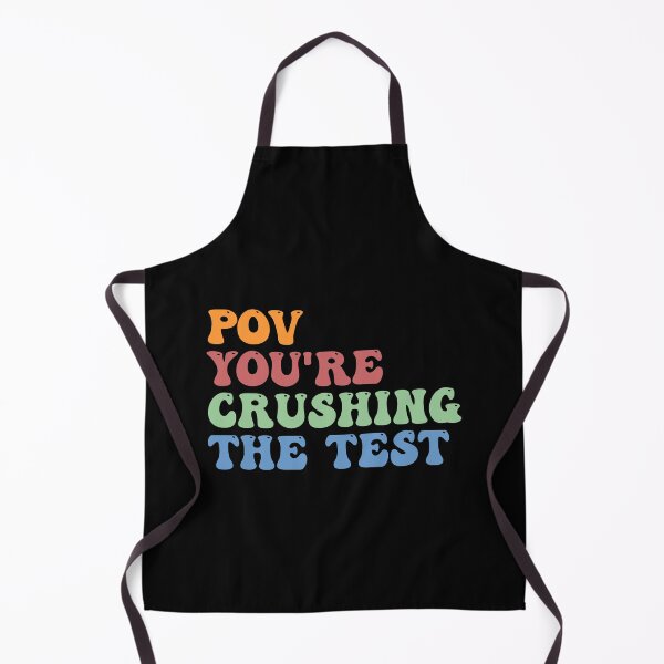 Item preview, You're Crushing The Test Day Teachers Funny Groovy Saying designed and sold by Amineharoni.