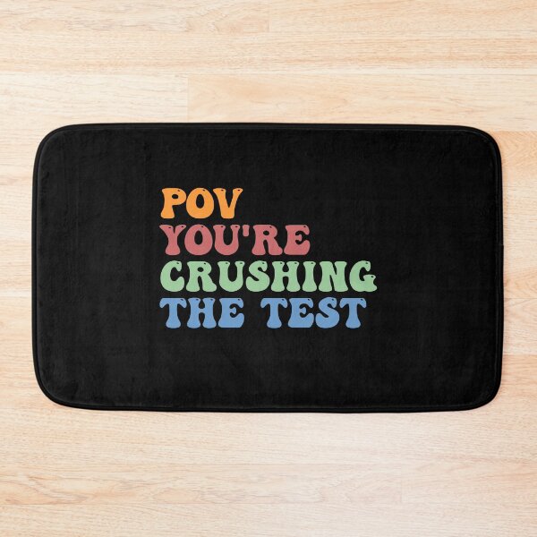 Item preview, You're Crushing The Test Day Teachers Funny Groovy Saying designed and sold by Amineharoni.