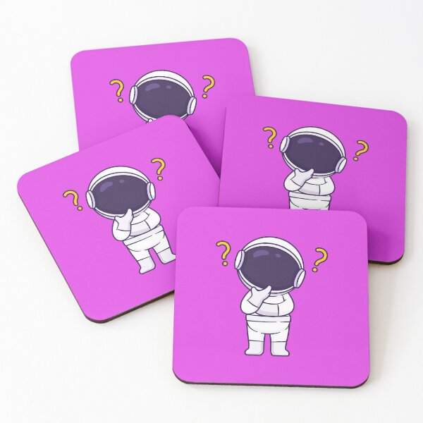 Item preview, Cute cartoon of astronaut is thinking finding ideas. designed and sold by alvariski.