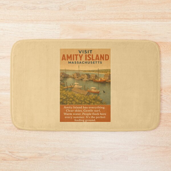 Artikelvorschau, Amity Island (from Jaws) entworfen und verkauft von curseofkazar.
