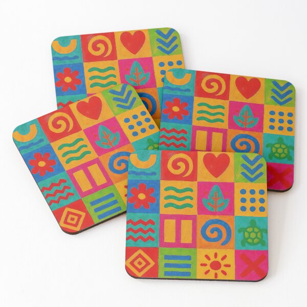 Item preview, Pattern in pleasant bright tones, wall art, merch designed and sold by BoBiloArt.