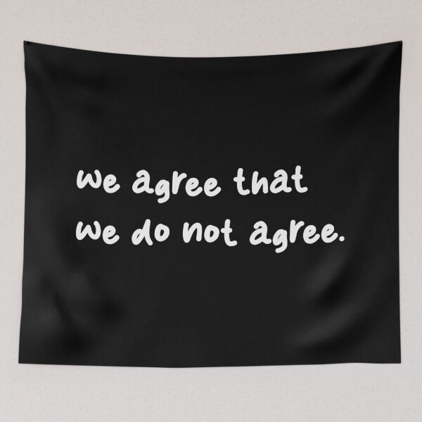 Item preview, we agree that we do not agree, Unique designed and sold by villacreativa.