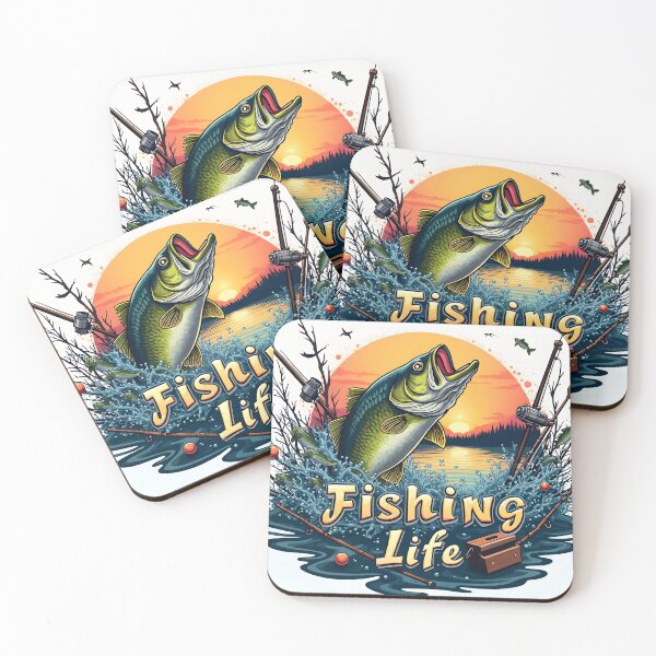 Item preview, Fishing Life Sign and Badge designed and sold by karyalangit.