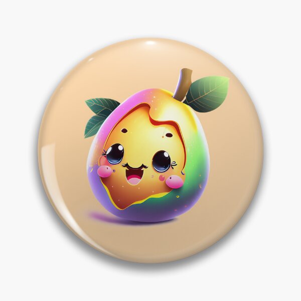 Item preview, Cute Fruit - Rainbow Mango designed and sold by UmamiDesigns.