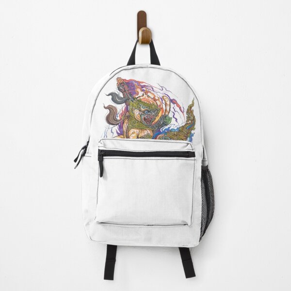 Item preview, Hanuman Smash – Hand-Drawn Thai Urban Warrior of Power & Spirit designed and sold by JoynestStudioCo.