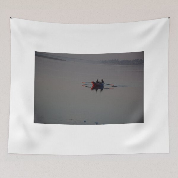 Item preview, Fishermen Paddle their Boat on River Nile, Luxor  designed and sold by ohaphotos.