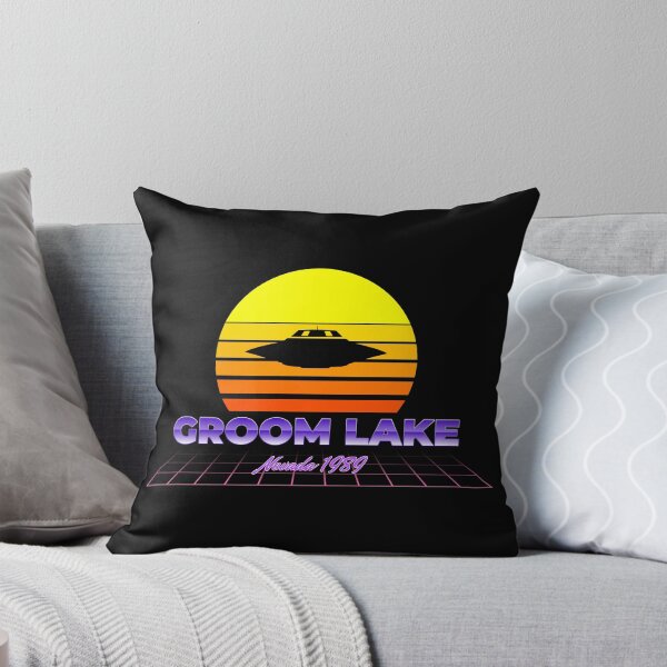 Item preview, Groom Lake Area 51 UFO Incident 1947 Retro Sunset Vaporwave designed and sold by Alien Invasion.