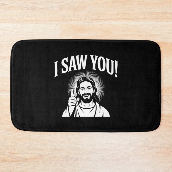 Item preview, Funny Cheeky Jesus with “I Saw You!” ideal for Christmas Easter designed and sold by w1ckerman.
