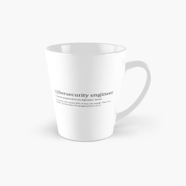Item preview, Cybersecurity Engineer Definition – Funny Tech Slogan Design designed and sold by Straight-Up Snark.