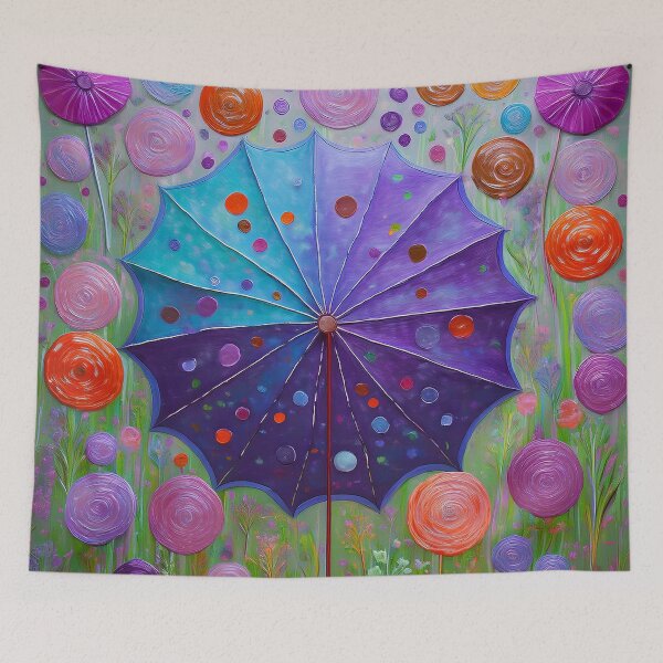 Item preview, Umbrella Among Flowers  designed and sold by sonjas.