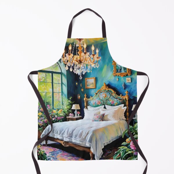 Item preview, Dreamy Floral Garden Bedroom With Crystal Chandelier designed and sold by CarrollGene.