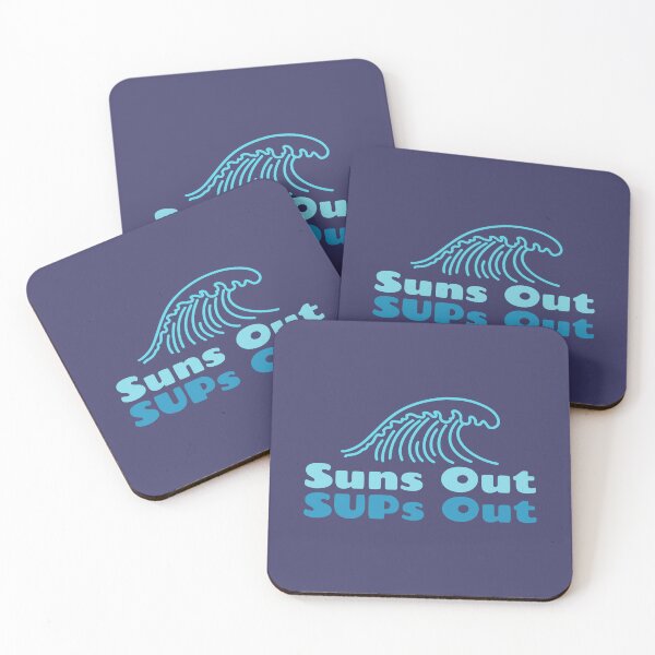 Item preview, Suns Out SUPs Out Paddleboarding Women designed and sold by Desert Manna Designs.