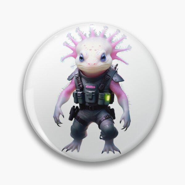 Item preview, Splice - The Punk Axolotl Bounty Hunter designed and sold by PlatyPunk1000.