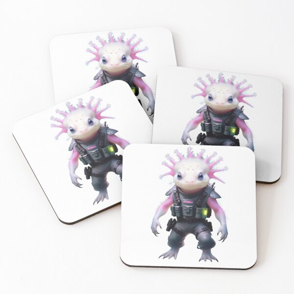 Item preview, Splice - The Punk Axolotl Bounty Hunter designed and sold by PlatyPunk1000.