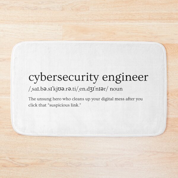 Item preview, Cybersecurity Engineer Definition – Funny Slogan Design designed and sold by Straight-Up Snark.