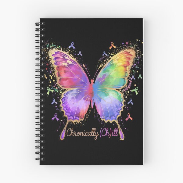 Item preview, Chronically Chill Butterfly Ribbon designed and sold by MadCatPrints.
