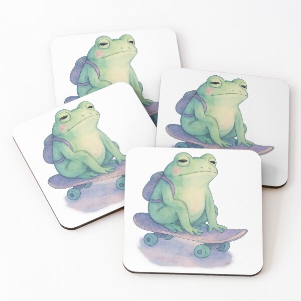 Item preview, Dreamy Frog Skater designed and sold by Mjonkey.